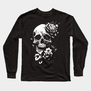 Skull roses Long Sleeve T-Shirt